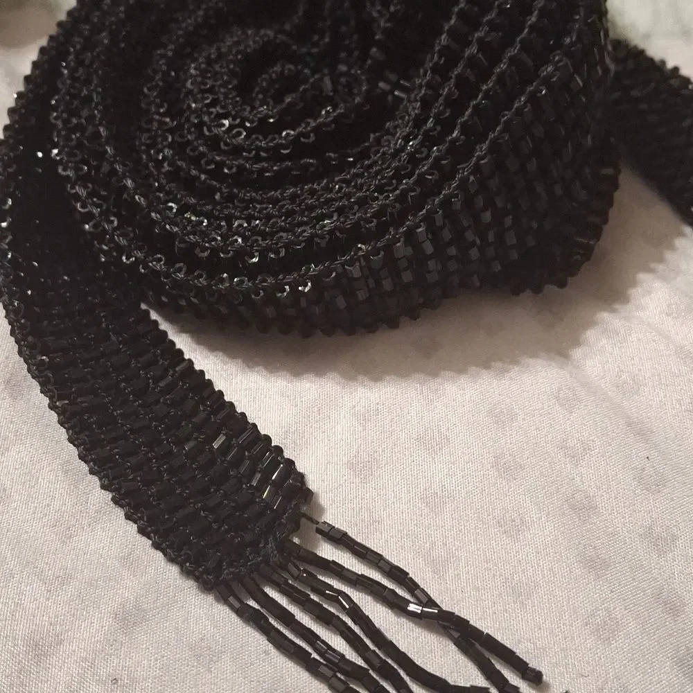 Elegant Women's Black Belt Set Of 2